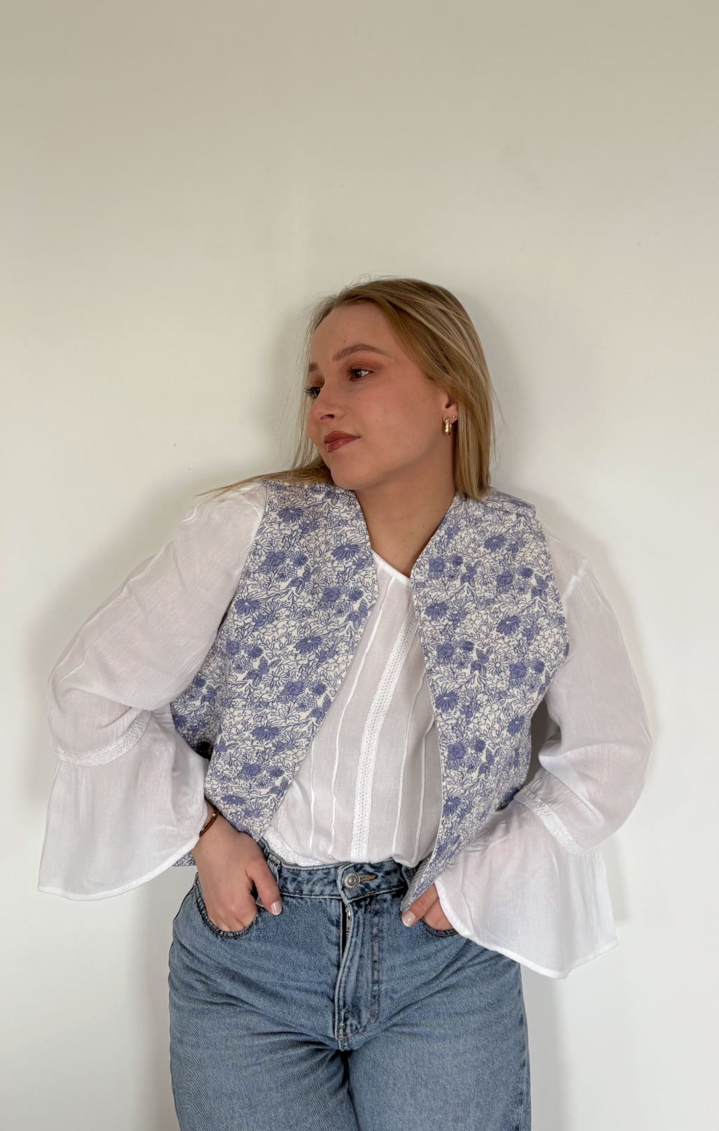 Gilet Petite Fleur